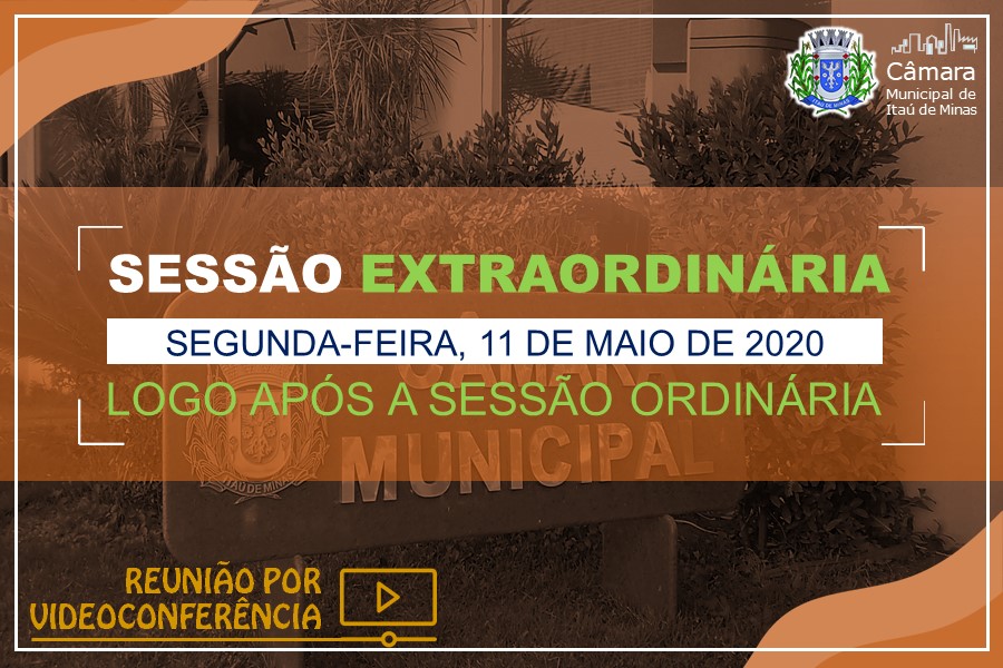 COMUNICADO DE SESSÃO EXTRAORDINÁRIA