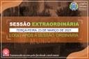 COMUNICADO DE SESSÃO EXTRAORDINÁRIA