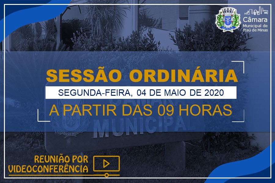 COMUNICADO DE SESSÃO ORDINÁRIA