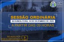 COMUNICADO DE SESSÃO ORDINÁRIA