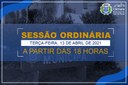 COMUNICADO DE SESSÃO ORDINÁRIA