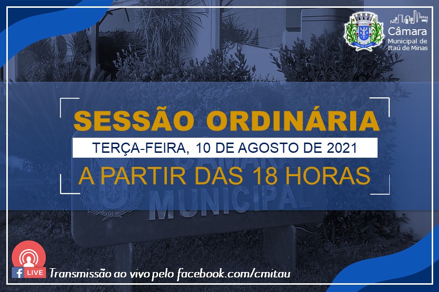 COMUNICADO DE SESSÃO ORDINÁRIA