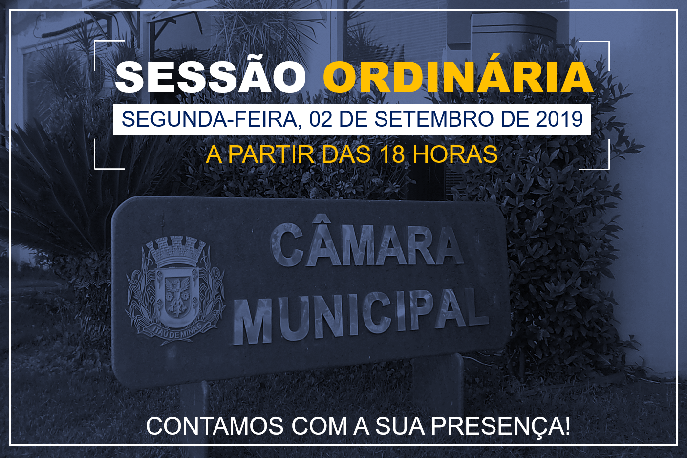 COMUNICADO SESSÃO ORDINÁRIA