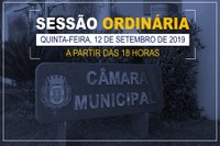 COMUNICADO SESSÃO ORDINÁRIA