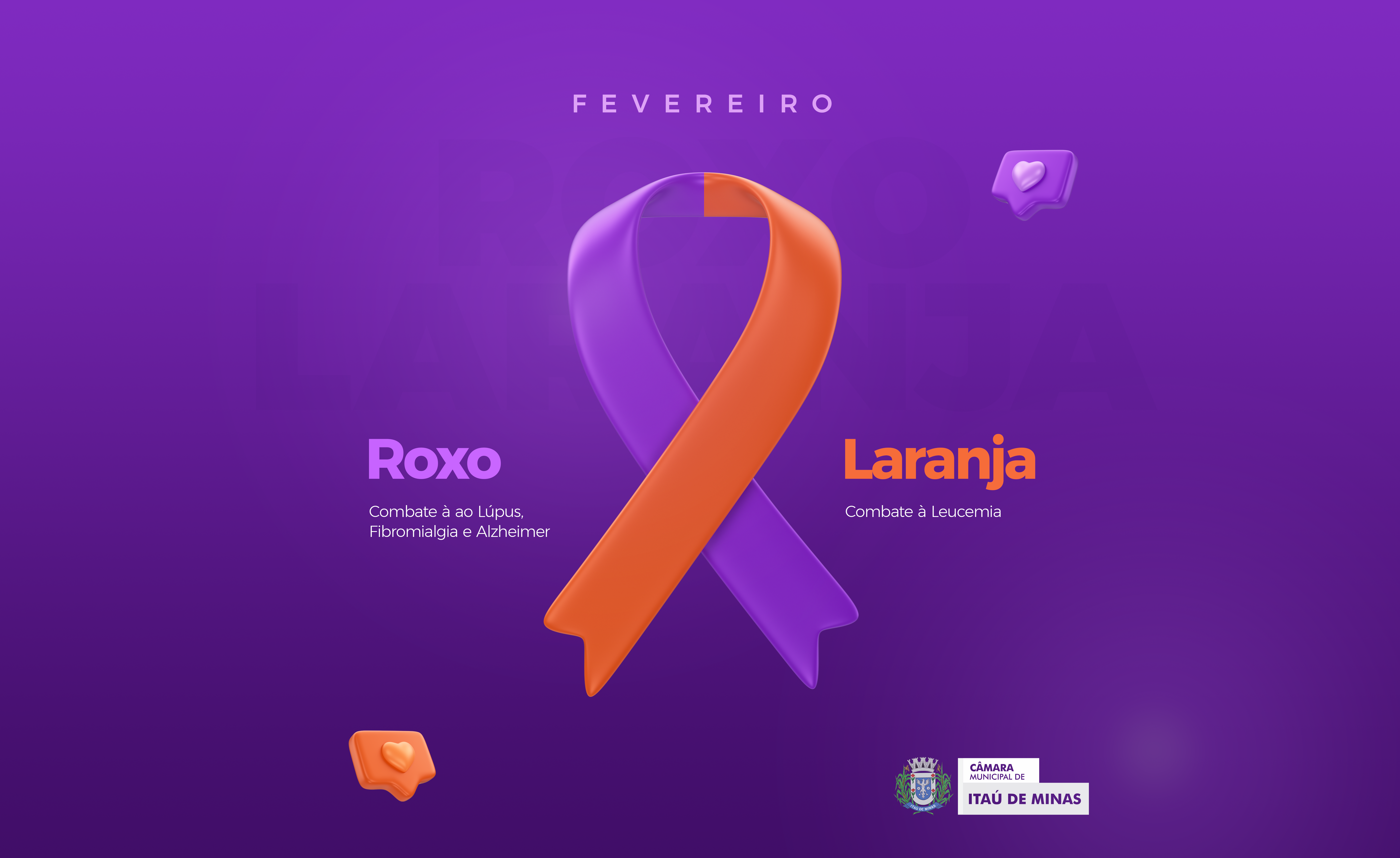 Fevereiro Roxo e Laranja