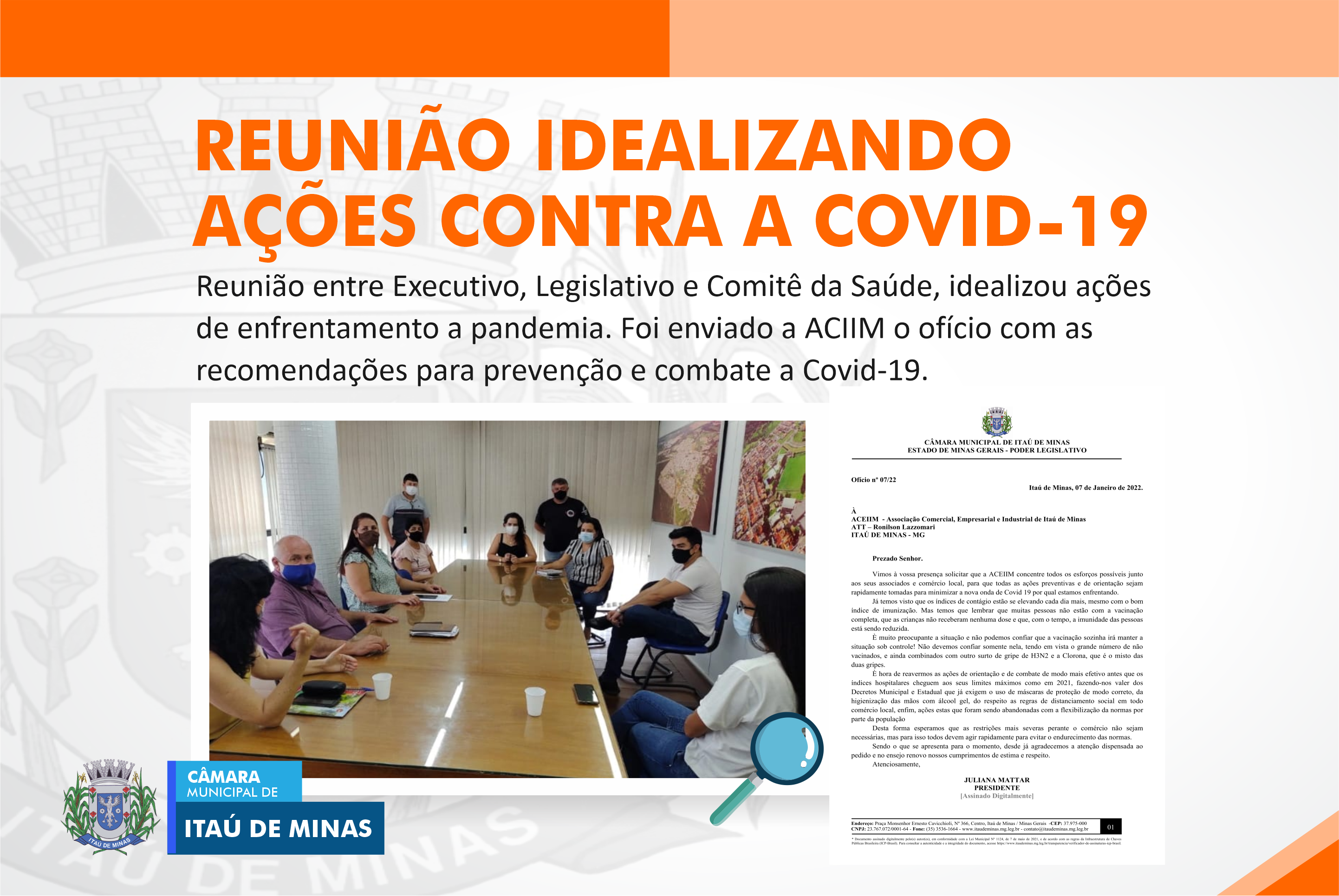 REUNIÃO IDEALIZANDO AÇÕES CONTRA A COVID-19